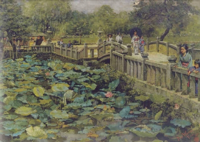 Lotus Pond, Shiba, Tokyo