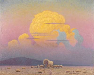 The Covered Wagon by Ferdinand Burgdorff - Auction record, sale price, and art valuation. Compare with similar artists and explore comparable artworks.
