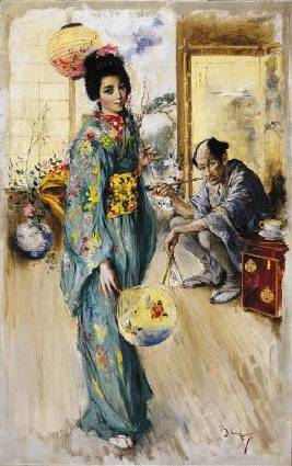 Sample artwork by William Berger (Born 1872), known for illustrator-decorative - View similar artists and auction records