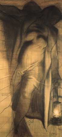 Woman with Lantern