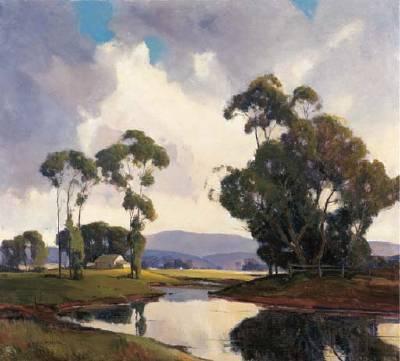 Arcadia Farm by Orrin Augustine White - Auction record, sale price, and art valuation. Compare with similar artists and explore comparable artworks.