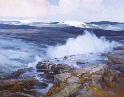 Rough Seas and Rocks (La Jolla Cove)