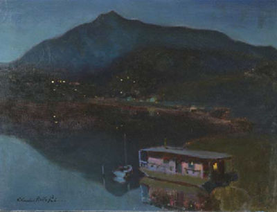 Houseboats on the Marin Delta