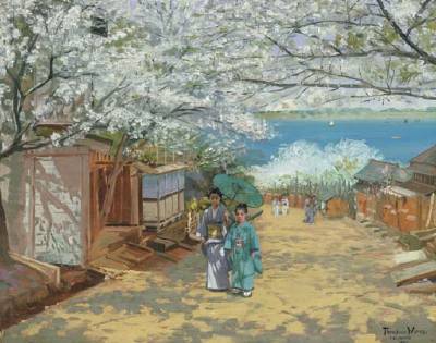 Sunshine and Cherry Blossoms, Nogeyama, Yokohama