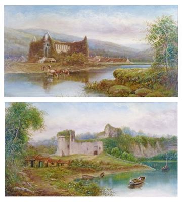 Tintern Abbey and Chepstow Castle (2) by Henry Harris - Auction record, sale price, and art valuation. Compare with similar artists and explore comparable artworks.