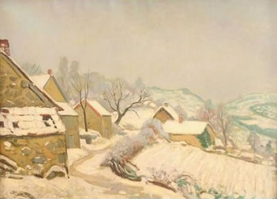 Paysage enneigé
