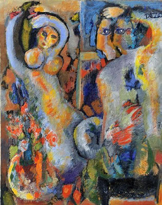 Trois regards sur le modèle by Lien Dezo - Auction record, sale price, and art valuation. Compare with similar artists and explore comparable artworks.