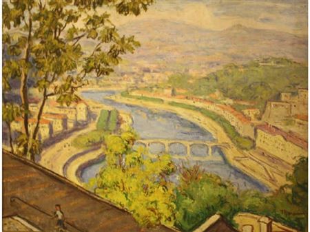 Vue de la Saône depuis la colline de Fourvière