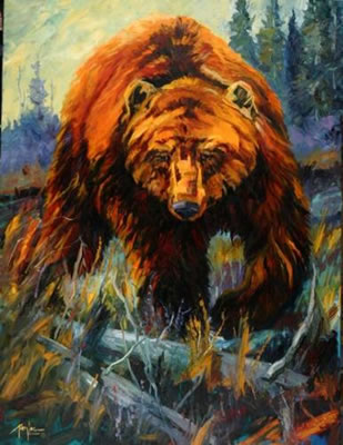 Hillside Griz by Terry Lee - Auction record, sale price, and art valuation. Compare with similar artists and explore comparable artworks.