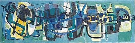 Sezione di mare by Renato Birolli - Auction record, sale price, and art valuation. Compare with similar artists and explore comparable artworks.