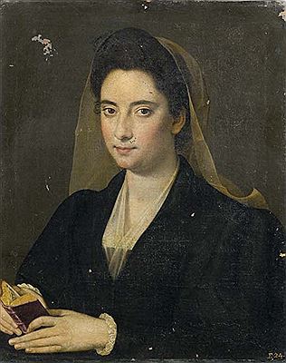 Ritratto di dama con libro ('Lucrezia Cenci')