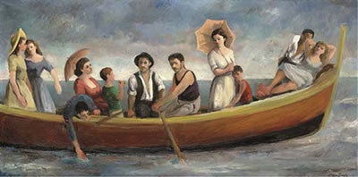 Sample artwork by Domenico Purificato (1915 - 1984), known for painting - View similar artists and auction records