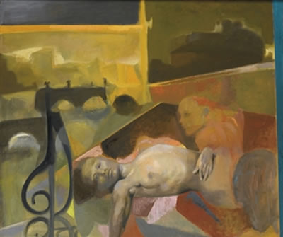 Dalla via Paola by Ugo Attardi - Auction record, sale price, and art valuation. Compare with similar artists and explore comparable artworks.