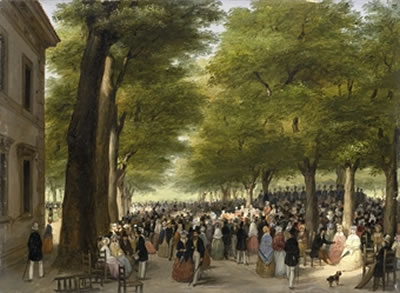 Festa nei giardini di Porta Venezia