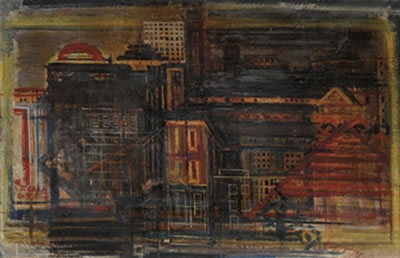 La città di notte by Luigi Spazzapan - Auction record, sale price, and art valuation. Compare with similar artists and explore comparable artworks.