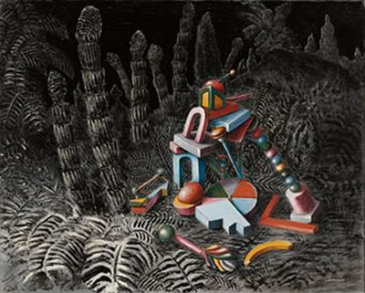 Nella foresta by Alberto Savinio - Auction record, sale price, and art valuation. Compare with similar artists and explore comparable artworks.
