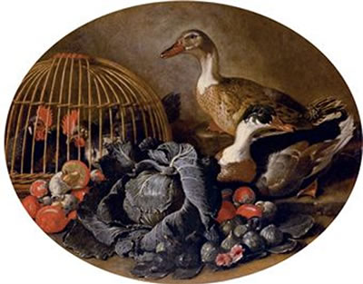 Animali da cortile, funghi e ortaggi; Oval by Jacob Van De Kerckhoven - Auction record, sale price, and art valuation. Compare with similar artists and explore comparable artworks.