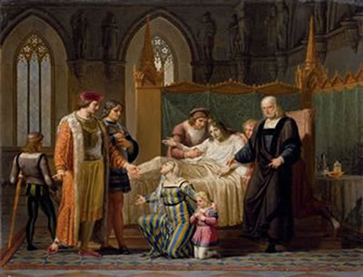 L'incontro di Carlo VIII e Gian Galeazzo Sforza a Pavia nel 1494