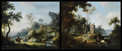 Paesaggio con figure e animali (2) by Vittorio Amedeo Cignaroli - Auction record, sale price, and art valuation. Compare with similar artists and explore comparable artworks.