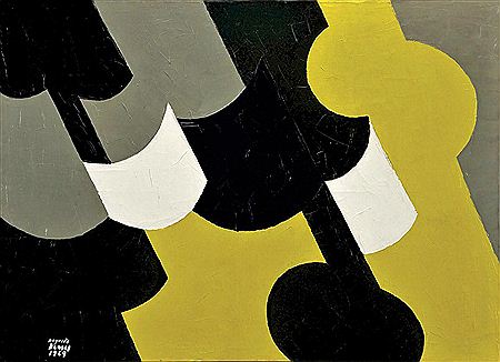 Sample artwork by Augusto Barros (1929 - 1998), known for abstract painting - View similar artists and auction records