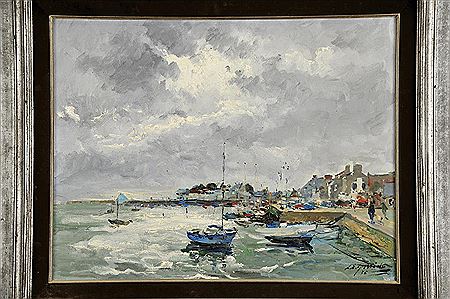 "Marinha" by Louis-Edouard Garrido - Auction record, sale price, and art valuation. Compare with similar artists and explore comparable artworks.