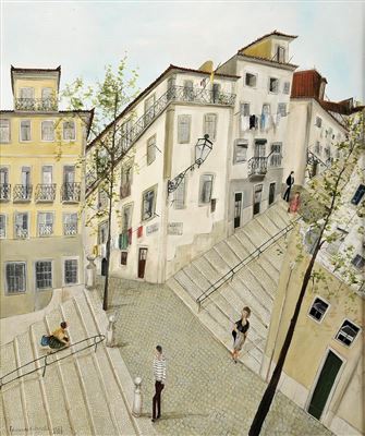 "Sem título (Calçada do Duque - Lisboa)" by Eduardo Alarcao - Auction record, sale price, and art valuation. Compare with similar artists and explore comparable artworks.