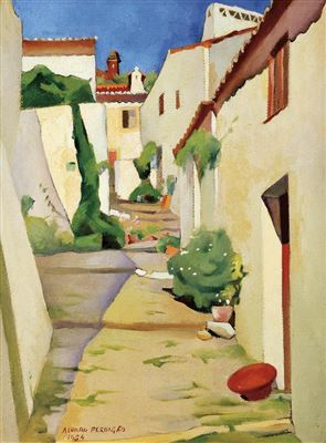 "Uma rua de Castelo de Vide"