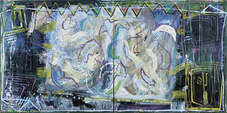 Sem título--diptych by Ana Vidigal - Auction record, sale price, and art valuation. Compare with similar artists and explore comparable artworks.