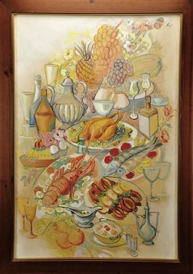 Sample artwork by Fred Kradolfer (1903 - 1968), known for painting - View similar artists and auction records
