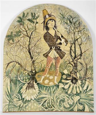 Sample artwork by Jorge Barradas (1894 - 1971), known for modernist movement, painting, illustration, ceramics, sculpture, decoration - View similar artists and auction records
