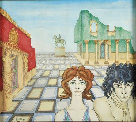 A cidade destruída by Joao Santiago - Auction record, sale price, and art valuation. Compare with similar artists and explore comparable artworks.