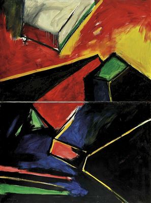 Sem título--diptych