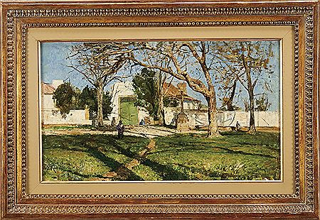 Terreiro de quinta com figuras