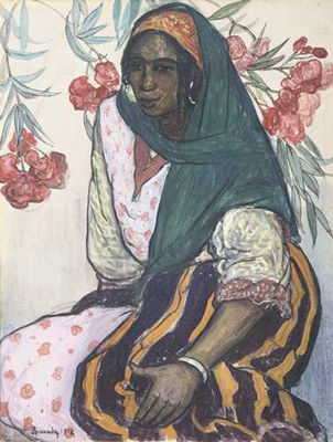 Femme aux Lauriers