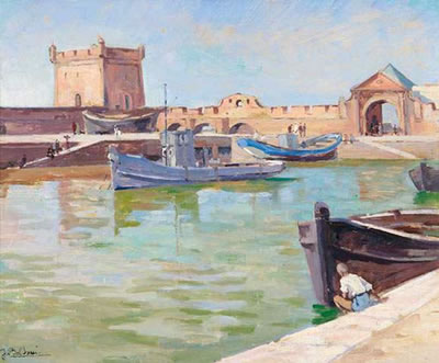 LE PORT D'ESSAOUIRA by Jean Baldoui - Auction record, sale price, and art valuation. Compare with similar artists and explore comparable artworks.
