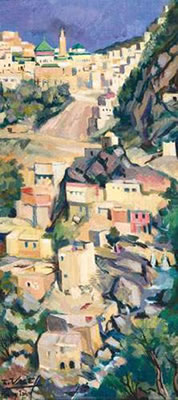 VUE DE MOULAY DRISS ZARHOUN