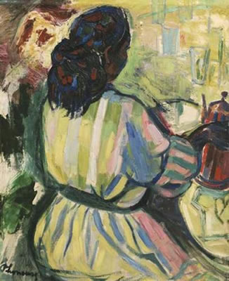MAROCAINE SERVANT LE THÉ by Roger Marcel Limouse - Auction record, sale price, and art valuation. Compare with similar artists and explore comparable artworks.