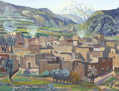 VILLAGE AU PIED DES MONTAGNES