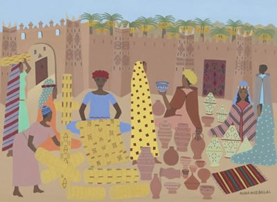 Sample artwork by Mohamed Ben Allal (1928 - 1995), known for painting - View similar artists and auction records
