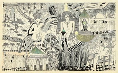 LE SACRE by Abbes Saladi - Auction record, sale price, and art valuation. Compare with similar artists and explore comparable artworks.
