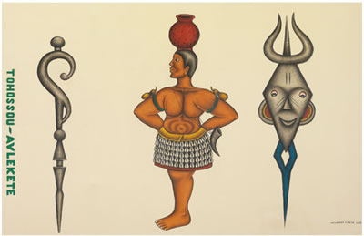 TOHOUSSOU-AVLEKETE by Cyprien Tokoudagba - Auction record, sale price, and art valuation. Compare with similar artists and explore comparable artworks.