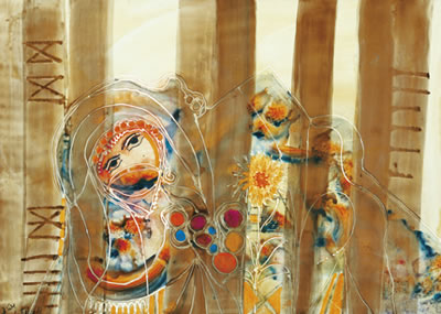 Femme au jardin by Larbi Belcadi - Auction record, sale price, and art valuation. Compare with similar artists and explore comparable artworks.