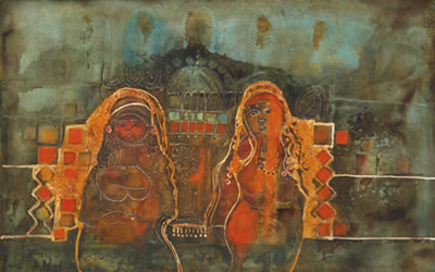 La balade by Larbi Belcadi - Auction record, sale price, and art valuation. Compare with similar artists and explore comparable artworks.