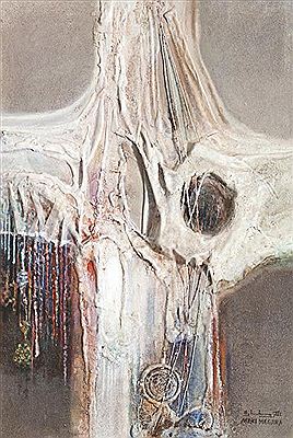 COMPOSITION by Mekki Megara - Auction record, sale price, and art valuation. Compare with similar artists and explore comparable artworks.