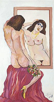 Sample artwork by Mohammed Drissi (1946 - 2003), known for painting, sculpture, engraving - View similar artists and auction records