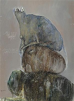 Composition, 2012 by Abderrahim Iqbi - Auction record, sale price, and art valuation. Compare with similar artists and explore comparable artworks.