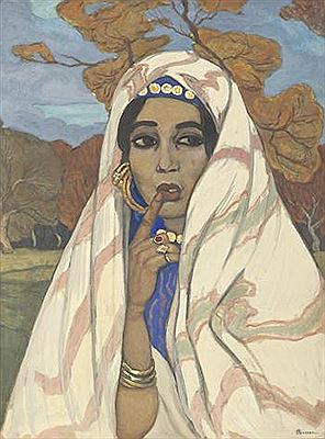 JEUNE FILLE AU HAIK