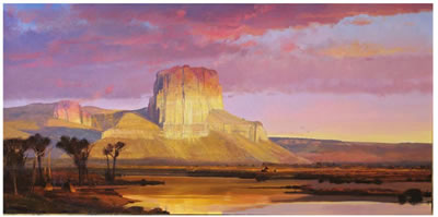 Castle Butte, Green River - Wyoming Territory