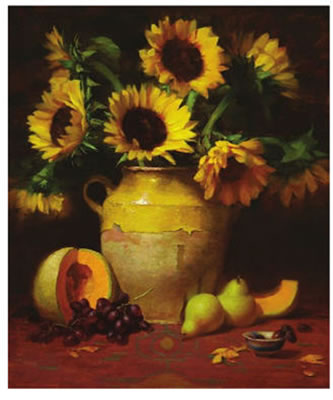 Sunflowers in Confit Pot