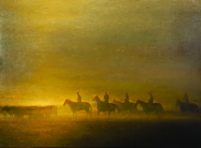 Morning on the Prarie by Rusti Warner - Auction record, sale price, and art valuation. Compare with similar artists and explore comparable artworks.